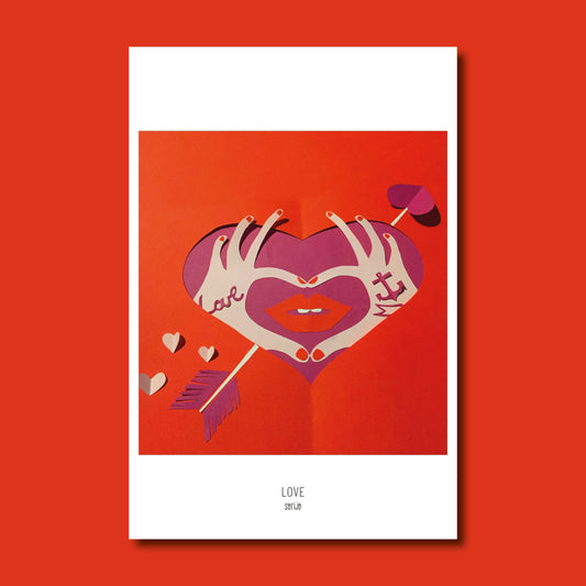 Carte postale Love